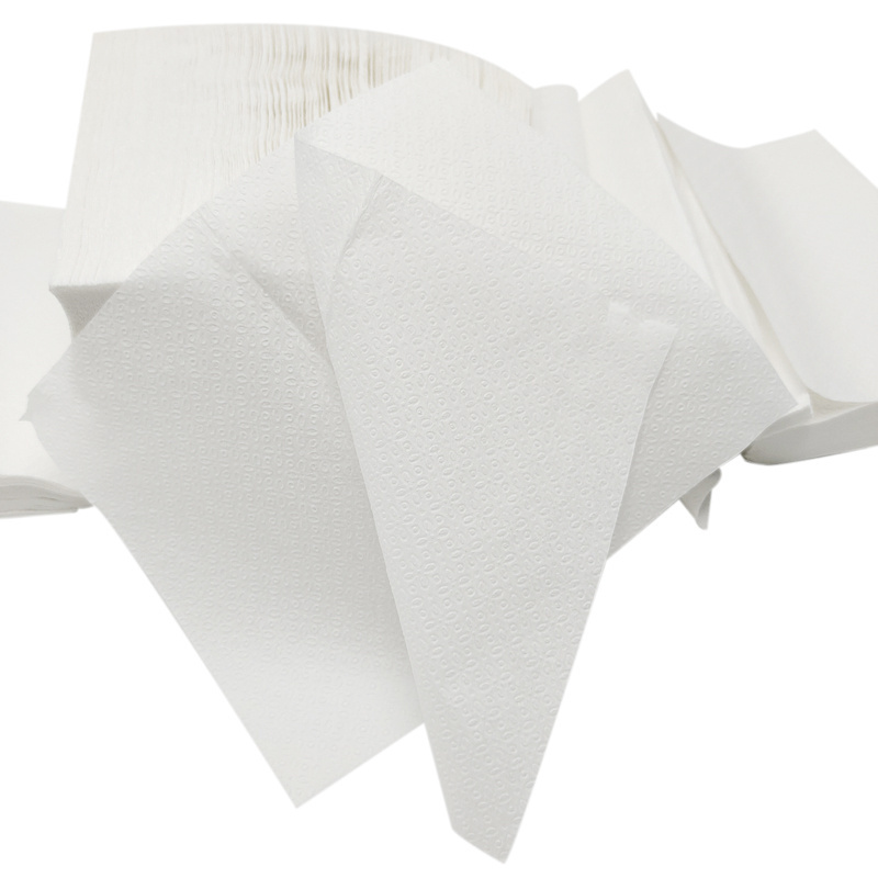 Wholesale Factory Dispenser Embossed Interfolded paper towel Multifold V N Fold Tissue Paper Hand Towels