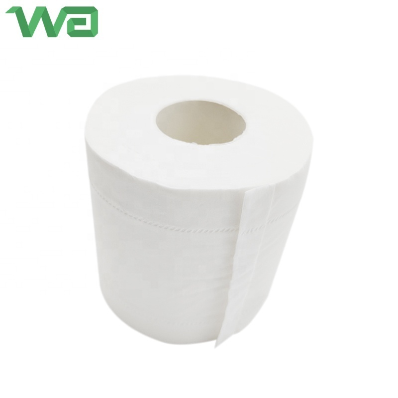 Wholesale 2 ply pure organic natural cellulose professional resale bamboo made bathroom tissue WC toilet paper roll for Russian