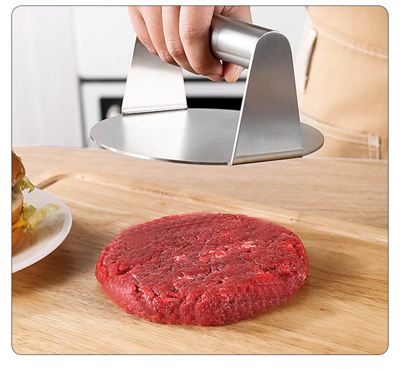 kitchen gadgets burger smasher stainless steel burger press hamburger patty maker