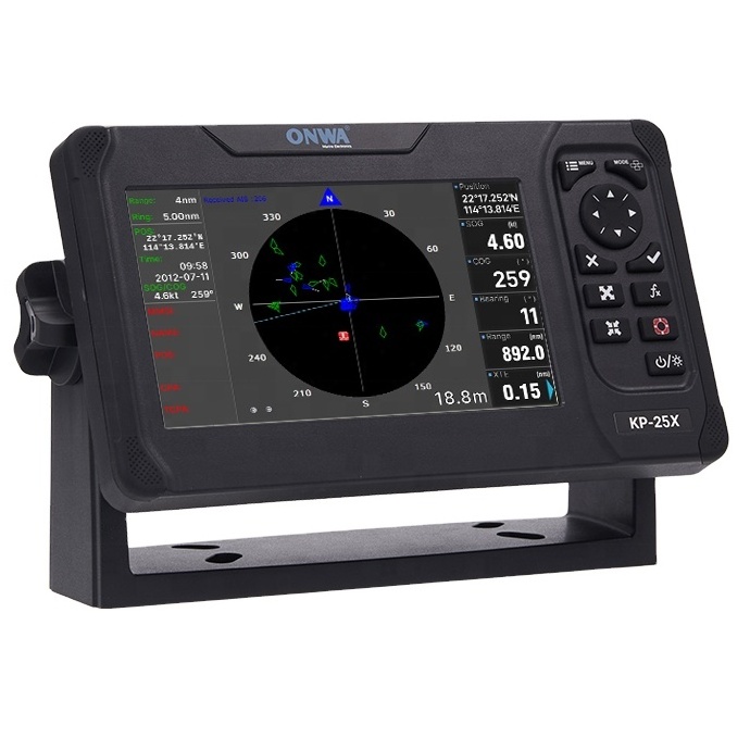 New ONWA KP-25 KP-27 5 7 inch Marine GPS Chart Plotter with class B AIS transponder KP-25A KP-27A