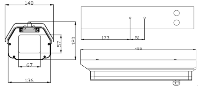 High Recognition Rate EV Charger 3MP Car Parking Entrance Camera with High Power LED Lights