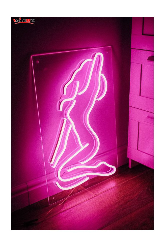 Winbo Manufacture Custom Neon Sign Led Letter Birthday Party Decor New Design Neon Sign Of Women Wall Decor