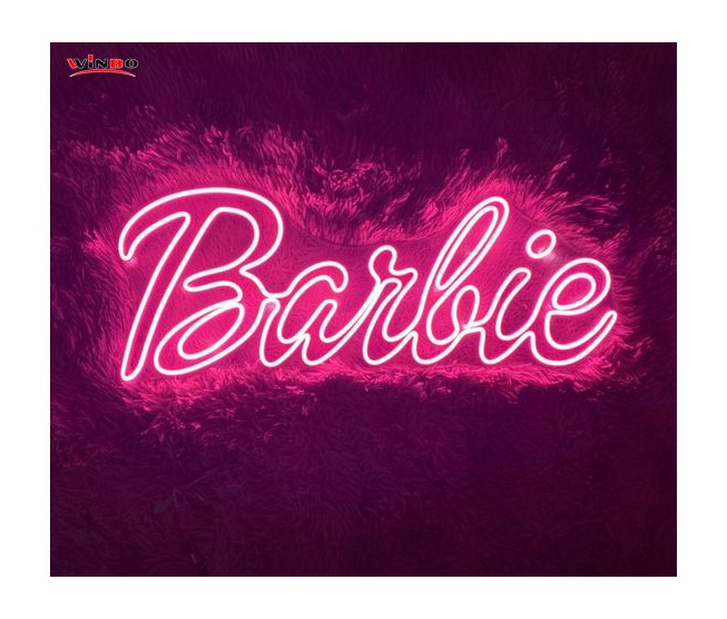 Dropshipping Free Design Custom Led Neon Light Name Custom Drop Shipping barbie neon sign