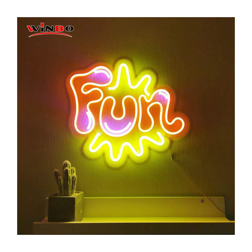 Winbo Custom Led Neon Sign Nails Led Neon Sign Welcome To The Jungle Room Party Wall Decor acrylic neon signs art