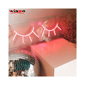 Winbo One Neon Light Free Design Letters Separate Led Neon Wedding Room Party Wall Decor Lash Neon Sign