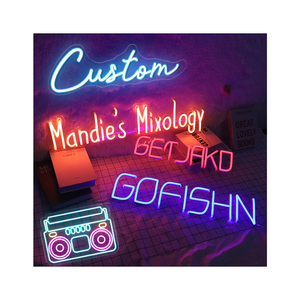 Winbo Dropshipping Custom Logo Led Light Neon Sign Custom No MOQ Dropshipping eyelashes neon sign