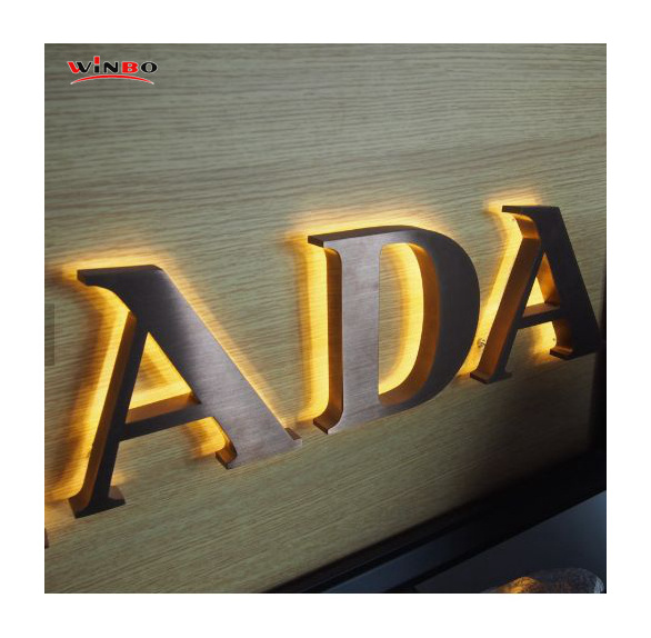 Hot-selling 3D letter shop signs luminous building customized business signs and logo outdoor storefront LED Channel Letter