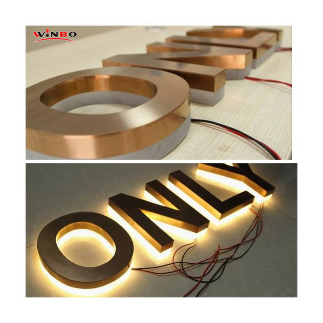 Hot-selling 3D letter shop signs luminous building customized business signs and logo outdoor storefront LED Channel Letter