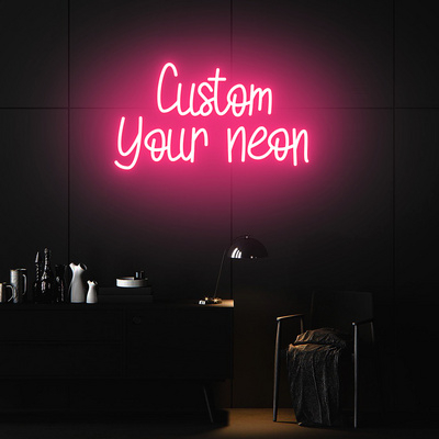 Wholesale Led Light Logo Happy Birthday Neon Sign Custom Made NO MOQ Dropshipping Neon Sign for Bar Party Wedding Home Decor