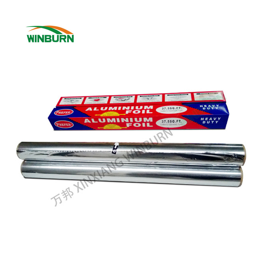 Household aluminium foil roll paper /alufolie used in food wrapping