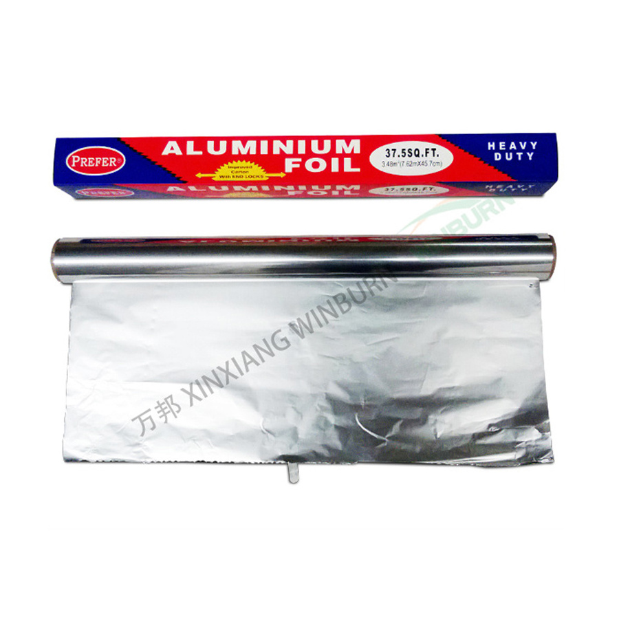 Household aluminium foil roll paper /alufolie used in food wrapping