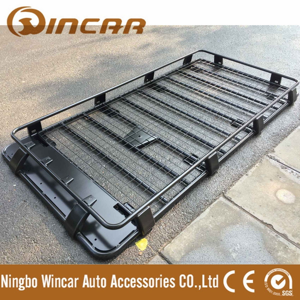 Offroad Auto Car Roof Luggage Rack with Spare Wheel Holder