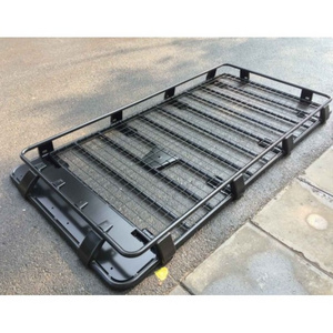 Offroad Auto Car Roof Luggage Rack with Spare Wheel Holder