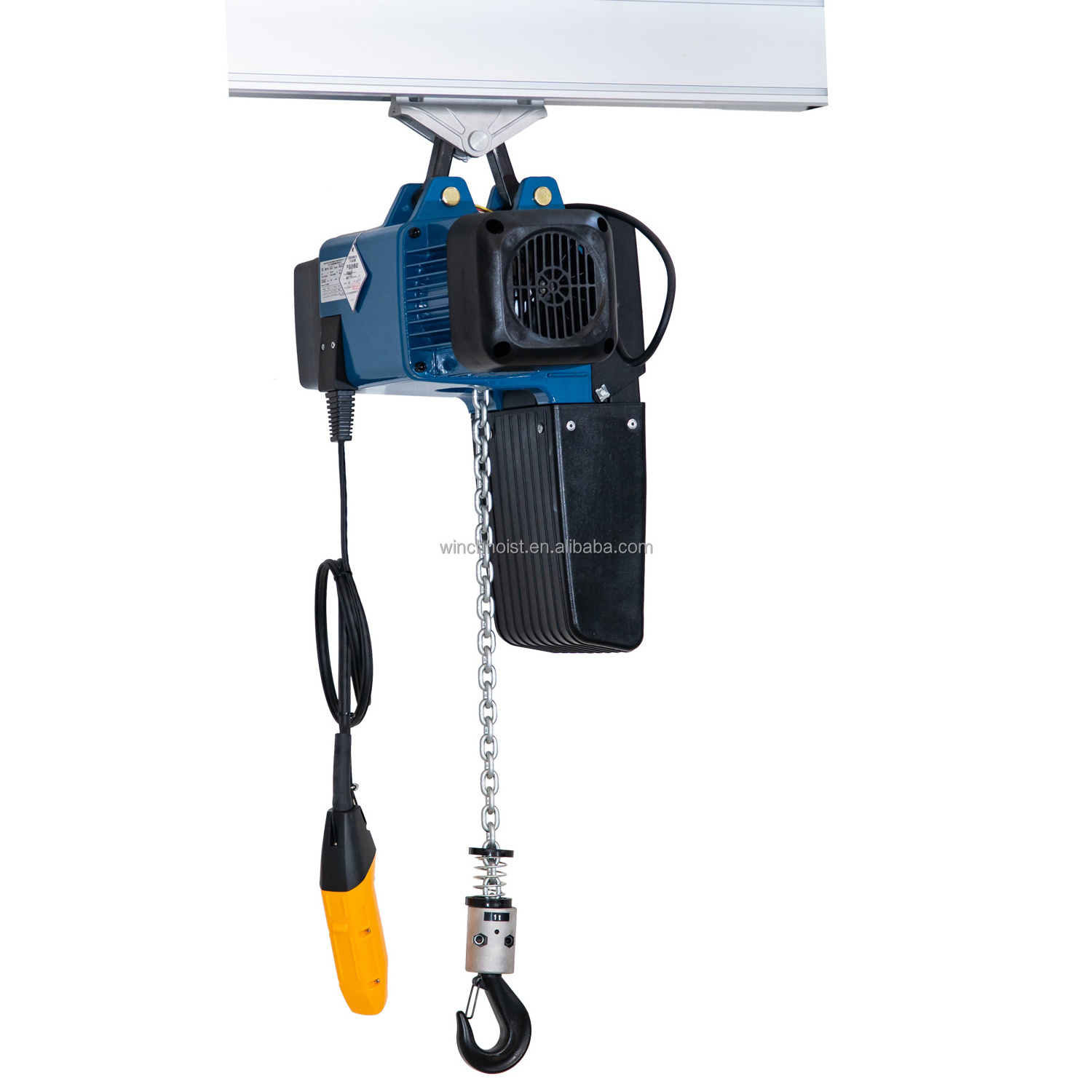 low price BRIMA 1ton portable european electric chain hoist