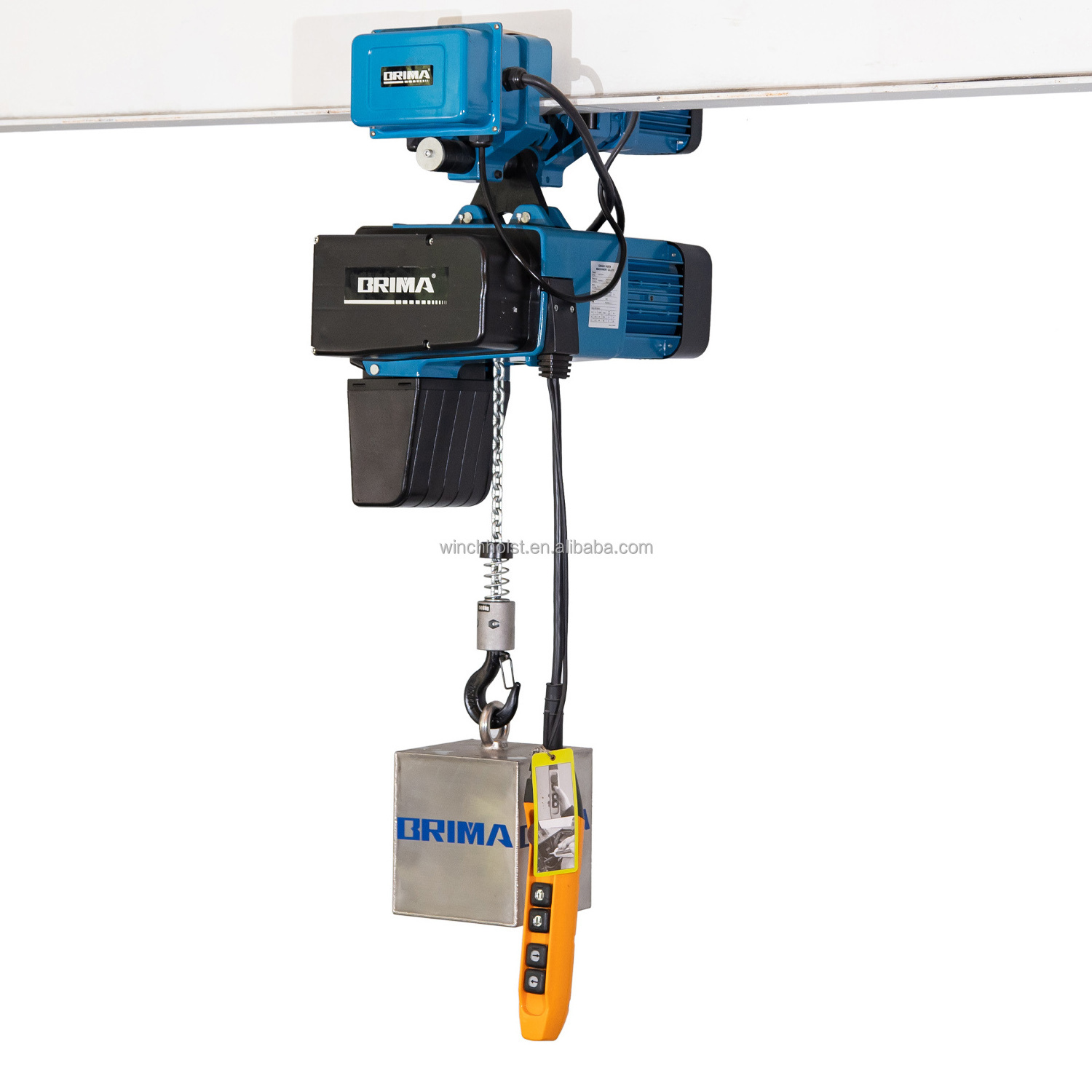 low price BRIMA 1ton portable european electric chain hoist