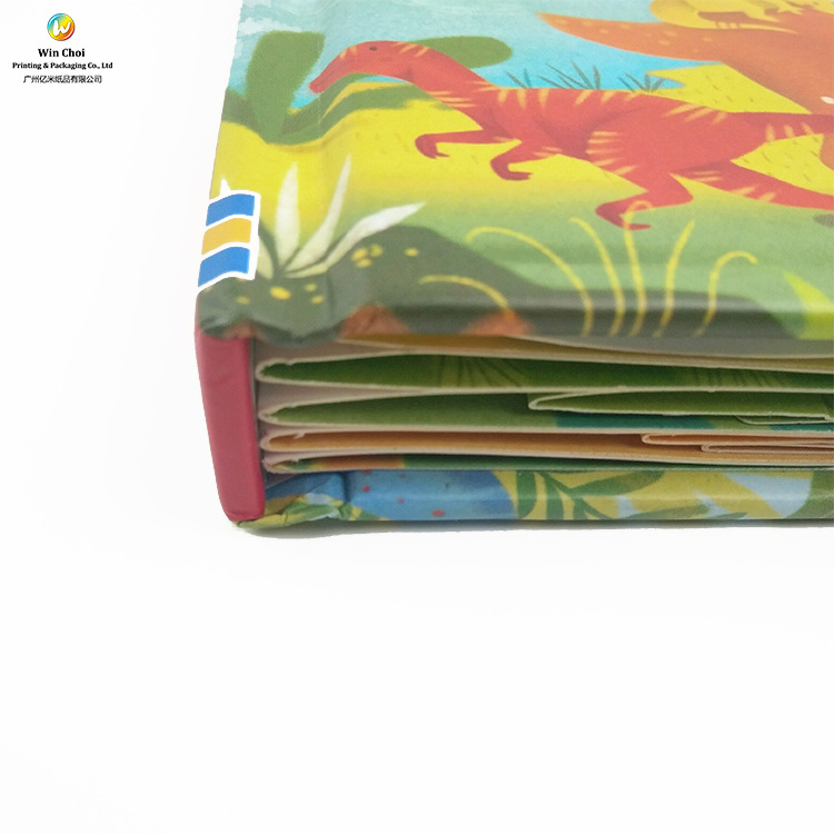 Children's books hardcover story activity books printing production full color glossy paper material printing services