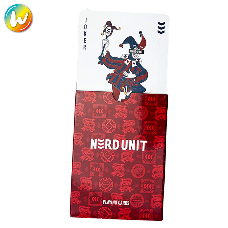 Custom logo 100% water proof colorfast durable poker sublimation playing cards for on demand customization