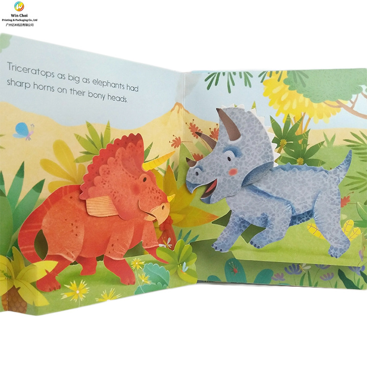 Children's books hardcover story activity books printing production full color glossy paper material printing services