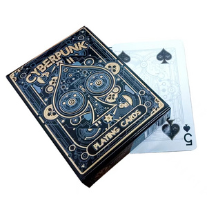 Yimi paper Free Sample Classic Black Core poker card game Playing Card custom logo with custom printing