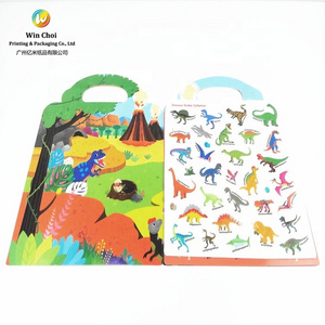 Yimi paper Eco full color reusable happy planner children kids sticker book with custom printing