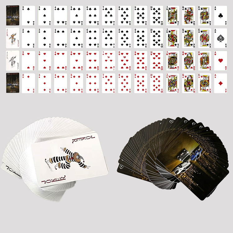 Free samples Eco-friendly paper playing card factory custom printed magic poker cards