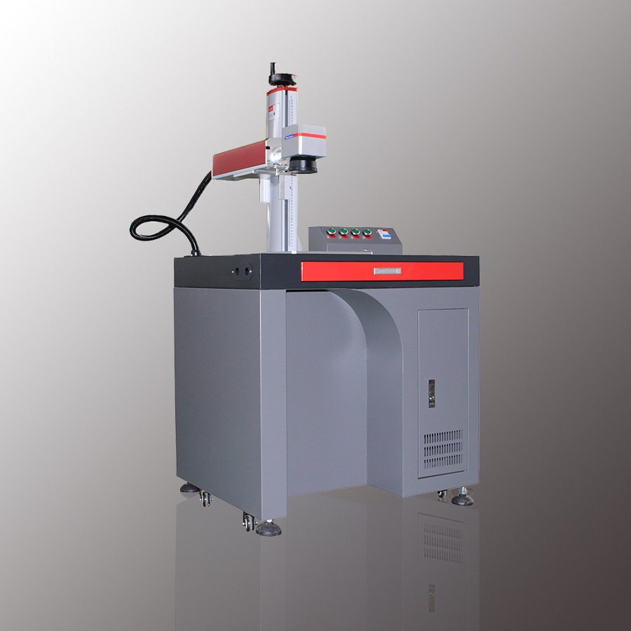 best 20w/30w/50w/70w/100w white/black/color Raycus fiber laser marking machine stainless steel portable laser marker