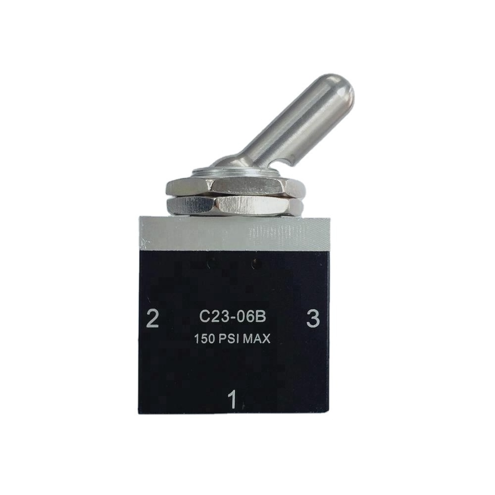 AUTOAIR C23-06B C23-06A C23-06H Toggle Switch 3 position 5 way s C23-06H type 5 port 3 position Toggle Switch Valve