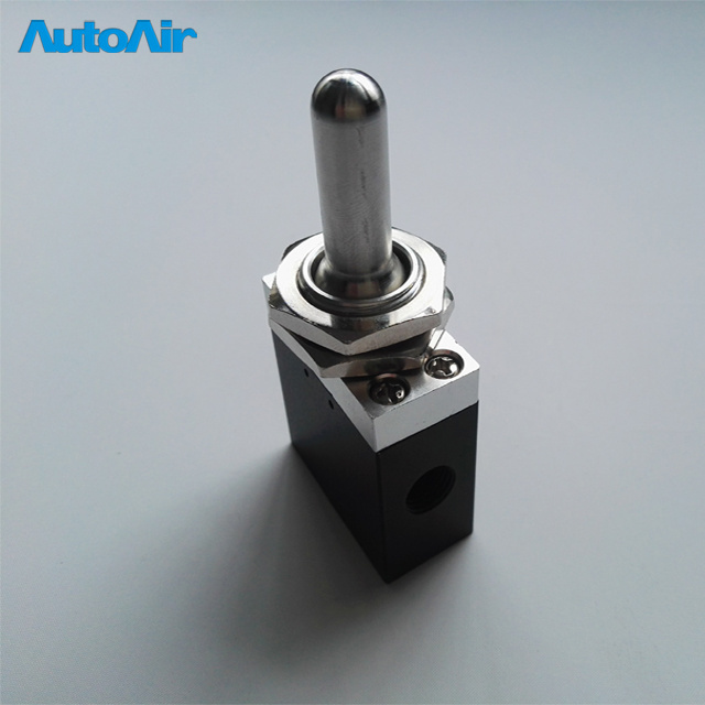 AUTOAIR Brand C23-06H 5 port 3 position Toggle Switch Valve  C23-06B C23-06A C23-06H 3 position 5 way pneumatic cylinder valves