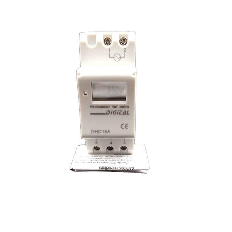 DHC15A Weekly Programmable Electronic Timer Switch