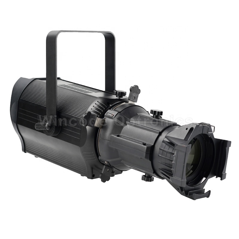 Theatre lights 200W 300W WW/CW/Bi-color/RGBW 4 in 1  LED Ellipsoidal LEKO Profile Spotlight For Church Theatre