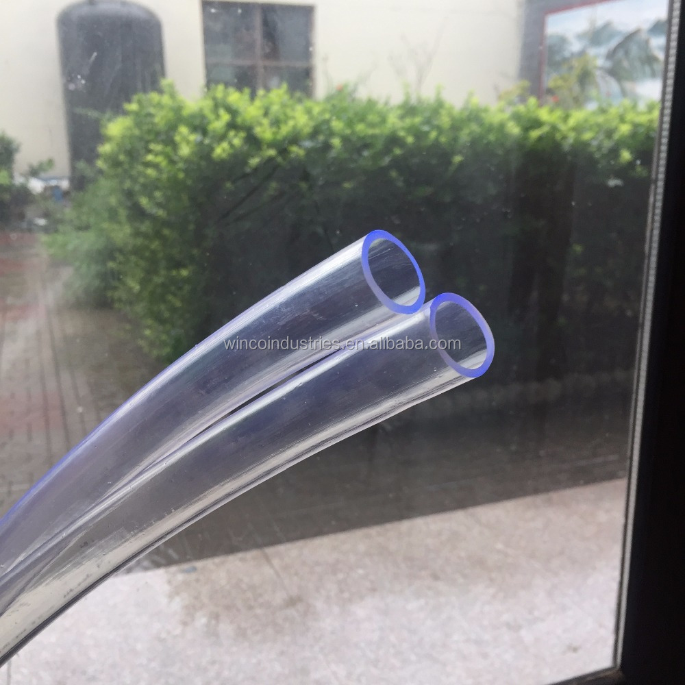 Plastic PVC Transparent Hose 2'' High Quality Clear Water Pump Tube For Car Wash Drip Irrigation Fuel Watering Pipe