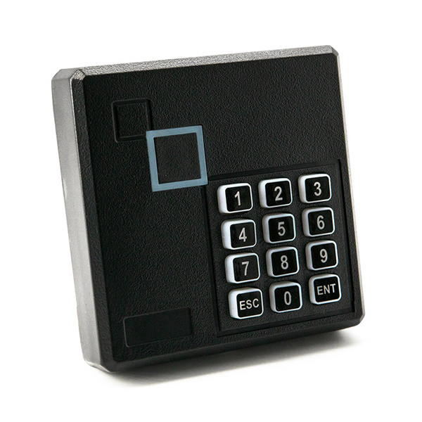 125khz/13.56Mhz security system keyboard card reader wiegand access control rfid reader with keypad