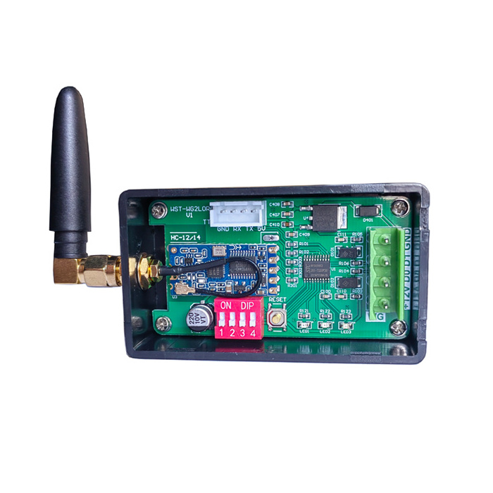 Wiegand to LORA Wireless Data Transmission Transceiver 1000M DC5V 433MHz LoRa to wiegand Converter for access control