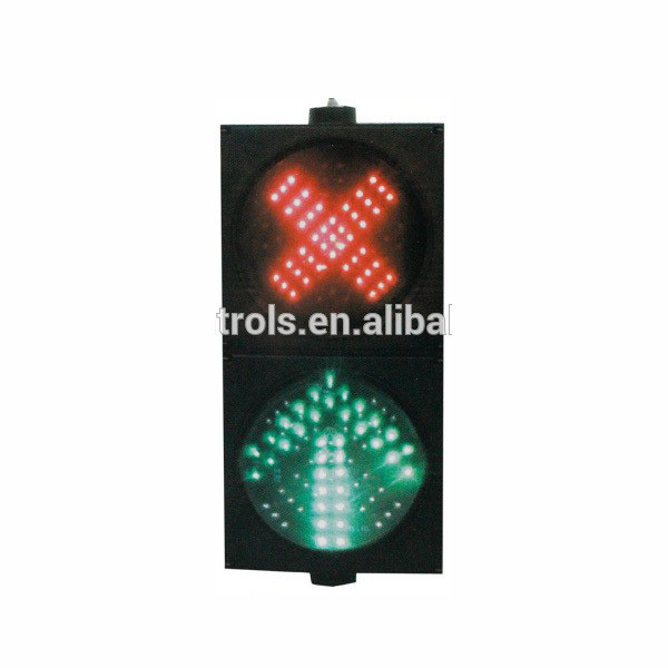 200mm Red cross Green arrow LED Traffic signal light for parking system