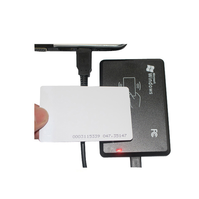 good price 125KHz desktop USB RFID card reader used windows linux android system for register