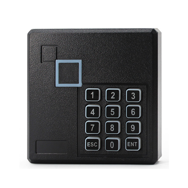 125khz/13.56Mhz security system keyboard card reader wiegand access control rfid reader with keypad