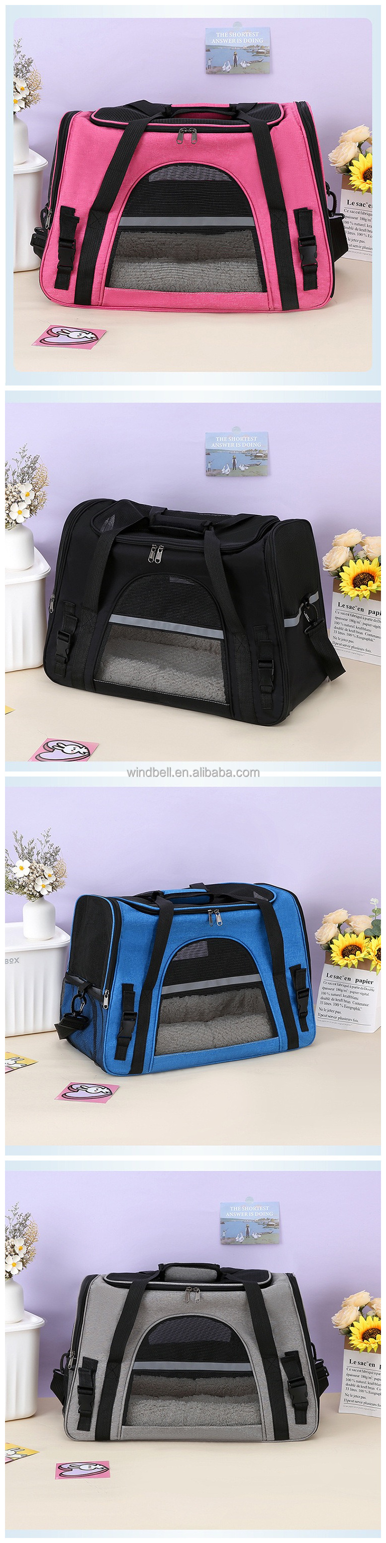 Outdoor Go Out Wholesale Airline Approved Small Dog Accessories Supplies Tote Backpack Cat Dog Travel Pet Bag For Dog