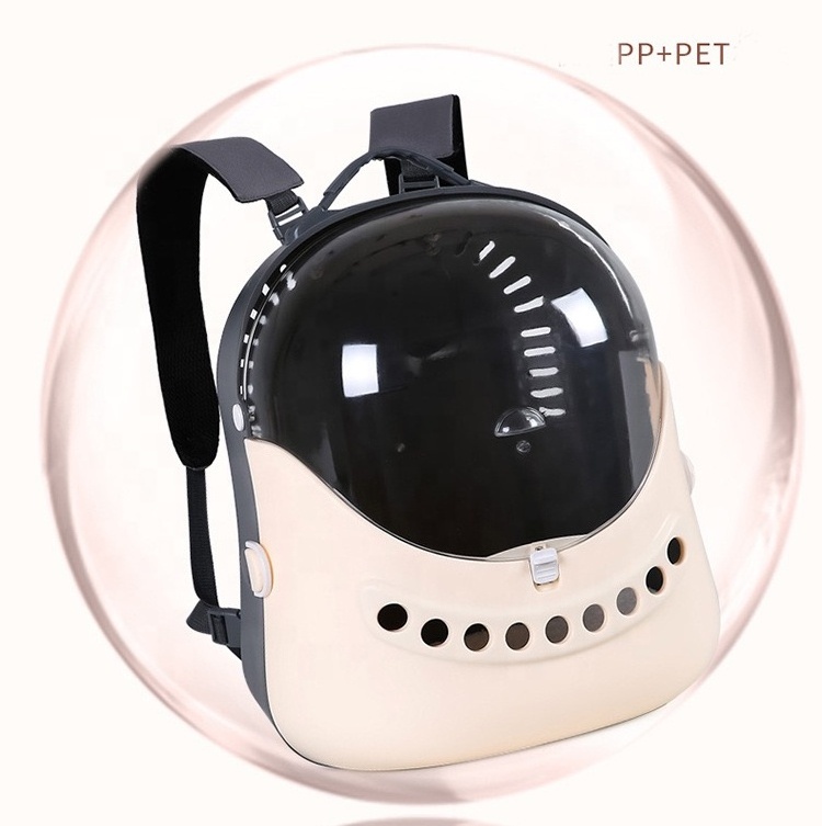 Portable Space Capsule Bubble Transparent Hard Shell Pet Air Box Travel BAG Backpack Carrier For Cat Dog