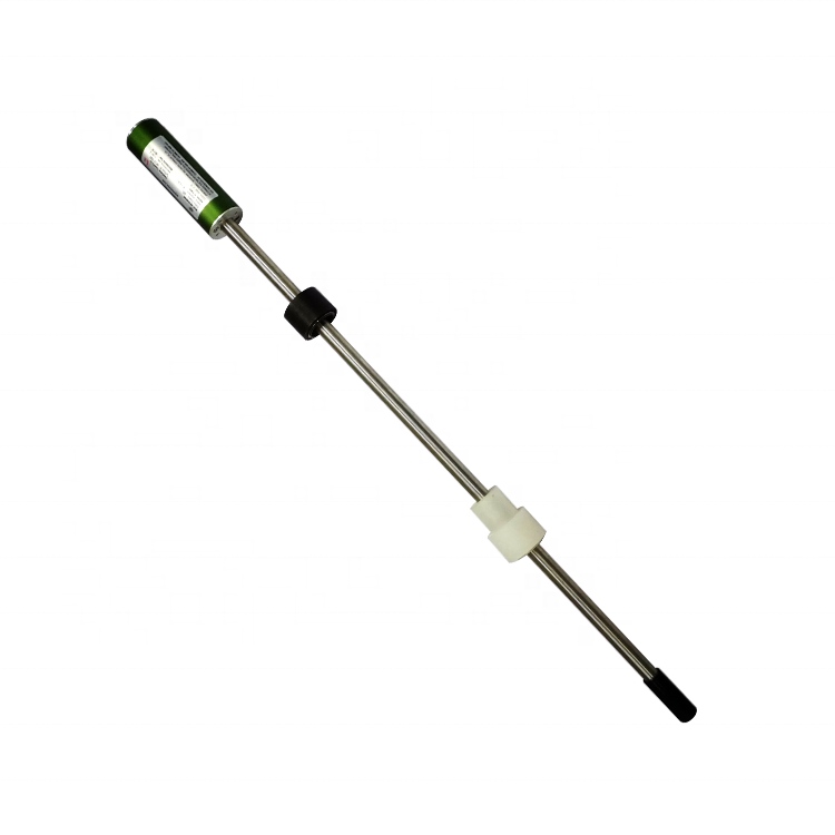 Gas station fuel tank gauge magnetostrictive probe float