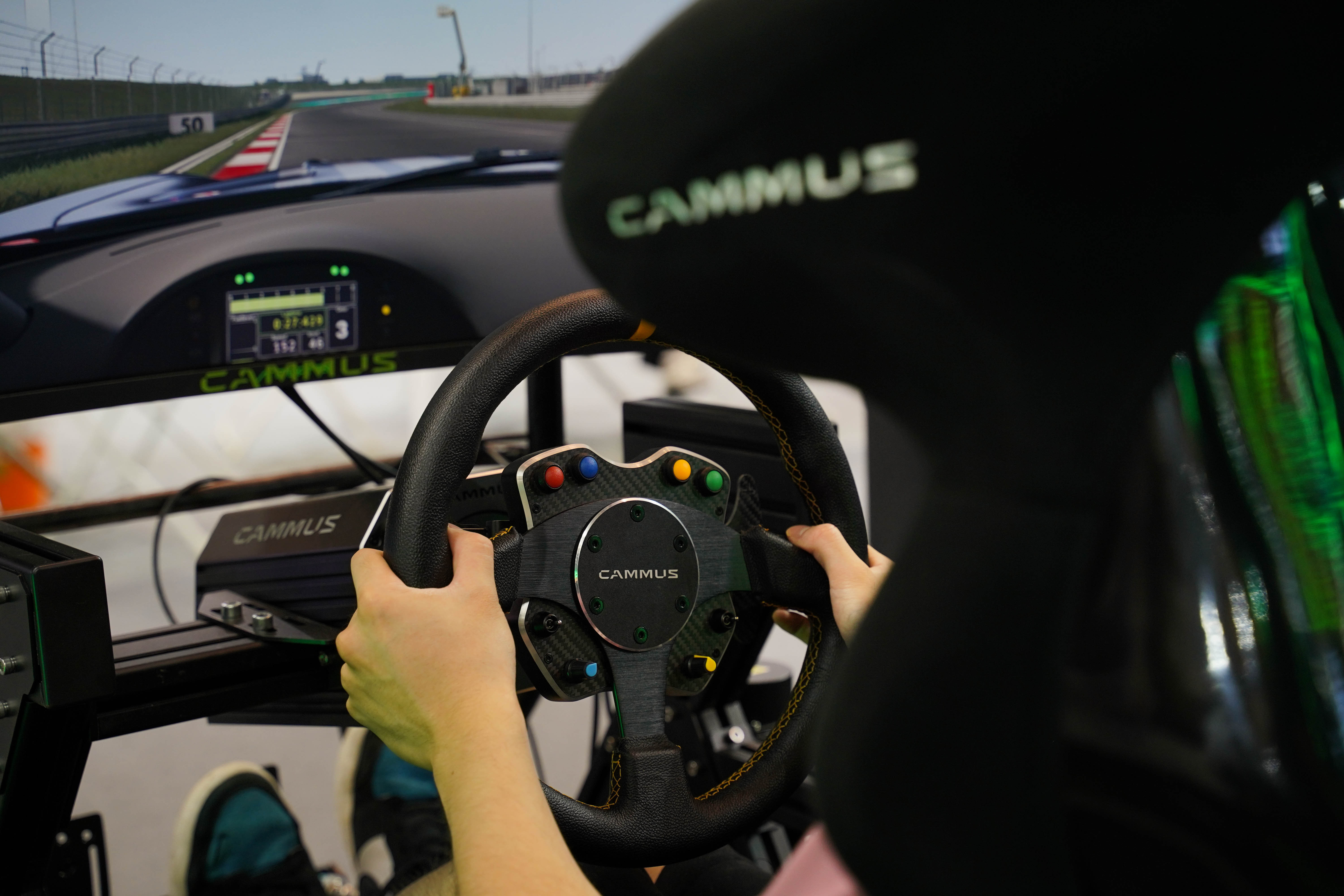 CAMMUS Racing Simulator Real Virtual Cockpit F1 Car Games Virtual Reality Gaming Racing Direct Driving Racing Simulator