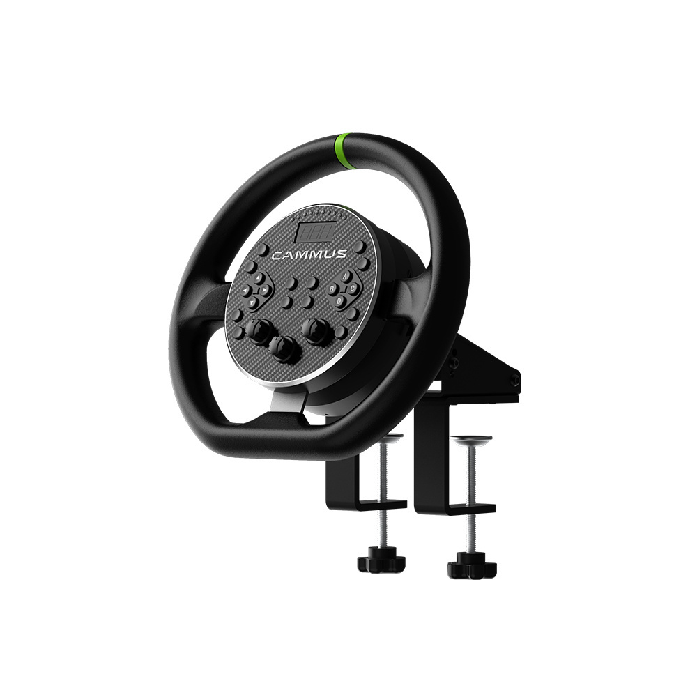 CAMMUS C5 Direct Drive Base Gaming Steering Wheel for PC Go Kart Car Racing Simulator Parts Pedals