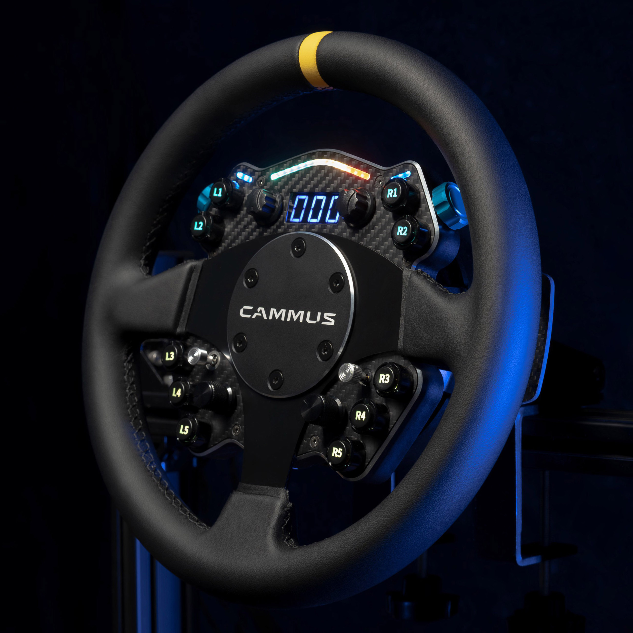 CAMMUS C12 Direct Drive Base Steering Wheel Racing Driving Simulator Wheel and Pedals