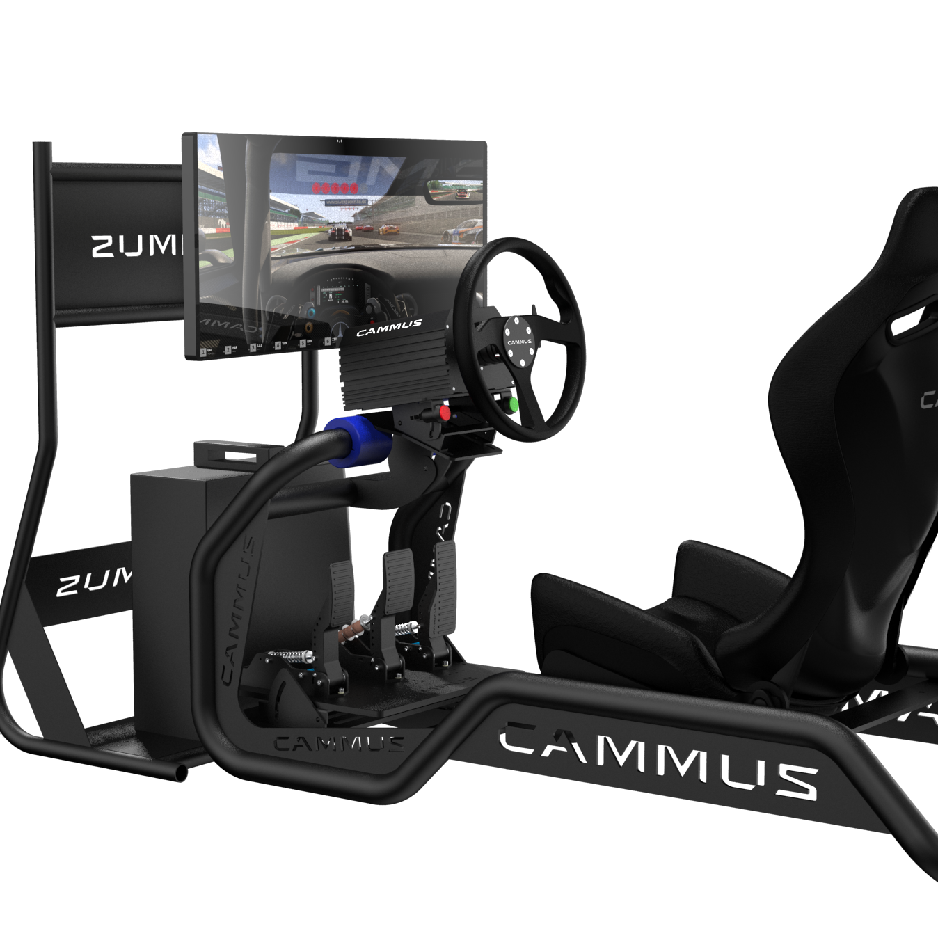 CAMMUS 2022 the Latest SIM Racing Simulator Accessories Seat Pedals Steering Wheel Base Play Game