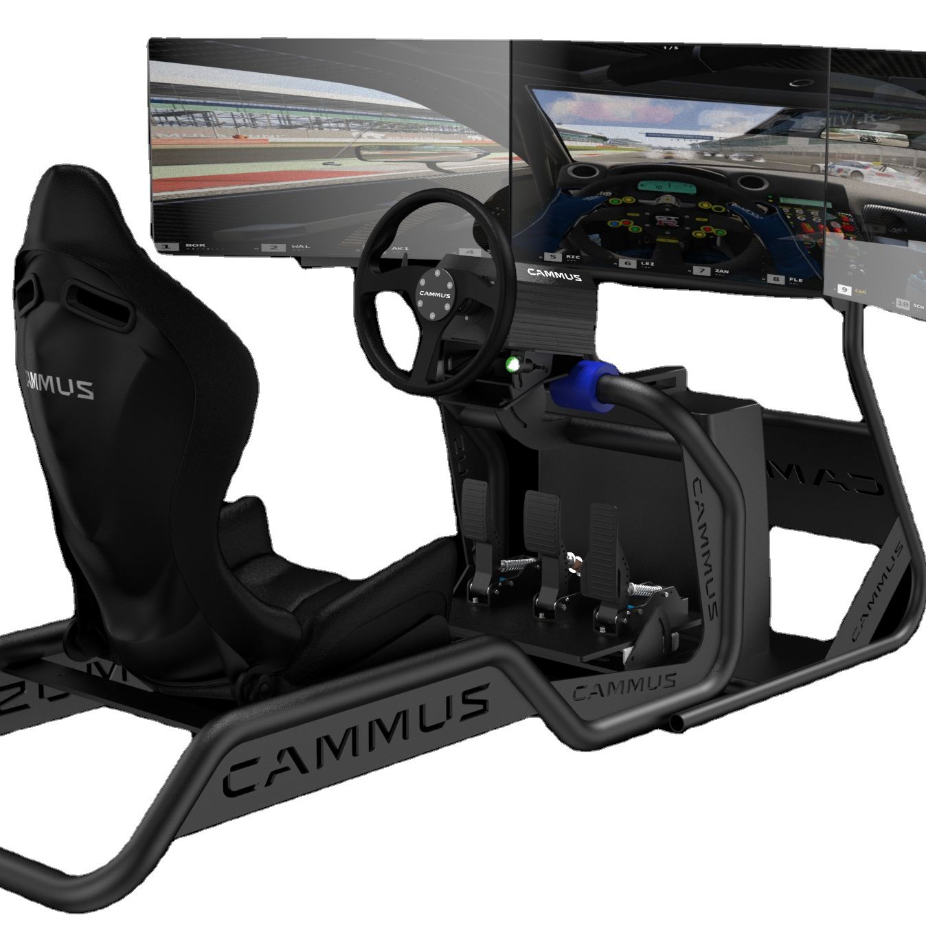 CAMMUS 2022 the Latest SIM Racing Simulator Accessories Seat Pedals Steering Wheel Base Play Game