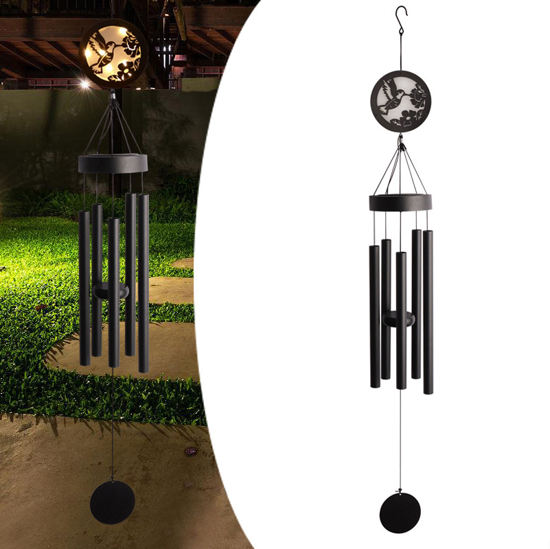 Garden Decor Solar Light Led Outdoor Patio Yard Garden Decor Gifts Solar Waterproof Wind Chimes