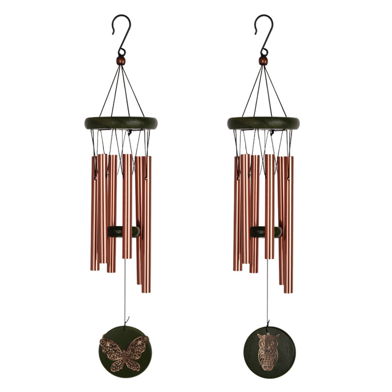 Soothing Melodic Tones Bereavement Gifts Wooden Sympathy Pet Memorial Wind Chimes Outdoor for Garden Patio Balcony Home