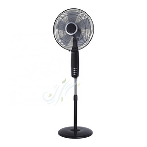 16" 18 Inch 5 AS Blade Heavy Round Base 3 Speed Control Oscillating Function Cooling Air Standing pedestal fan