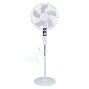 Middle East 16" 18 Inch Stand Fan Taiwan OEM with Plastic Grill Crown Copper Motor Aluminum Blade 5 OX Blade 8 Hole Heavy Base