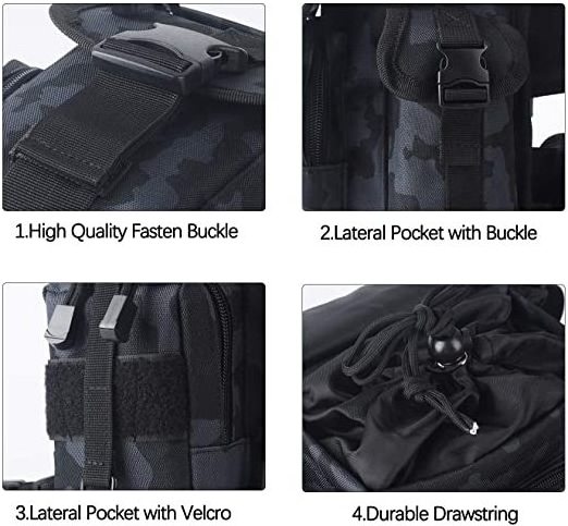 Multifunctional Tactical Outdoor Motorcycling Hiking Traveling Drop Leg Waist Bag Pack Water Bottle Fishing Tool Pouch