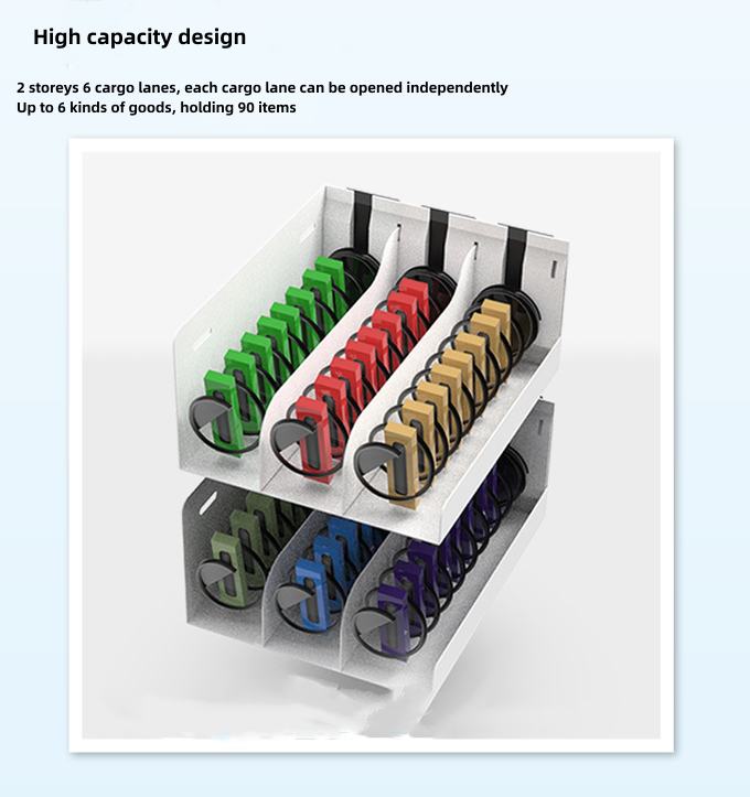 soda nail art cheap  candy automatic Hotel mini vending snack machine for foods and drinksqr code vending machine